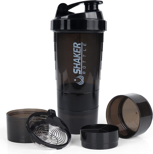 500ml Three-layer Protein Powder Shake Cup Portable Cup